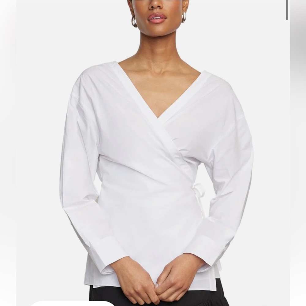 Modern Citizen Noomi V Neck Wrap Top